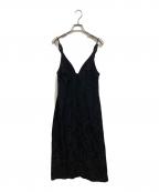 Mame Kurogouchiマメクロゴウチ）の古着「Floral Jacquard Camisole Dress」｜ブラック