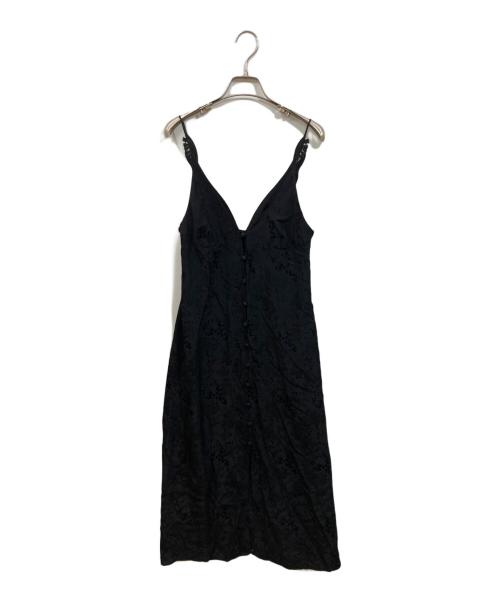 Mame Kurogouchi（マメクロゴウチ）Mame Kurogouchi (マメクロゴウチ) Floral Jacquard Camisole Dress ブラック サイズ:SIZE 2の古着・服飾アイテム
