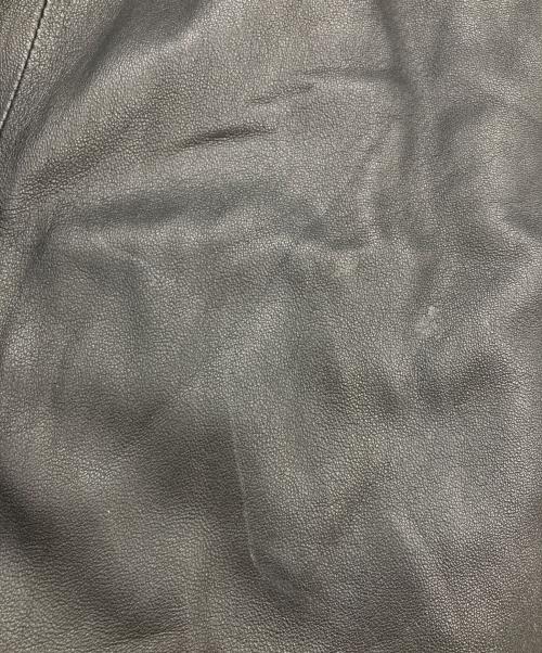 hazama（ハザマ）hazama (ハザマ) ラムレザーミニスカート ブラック サイズ:Sの古着・服飾アイテム