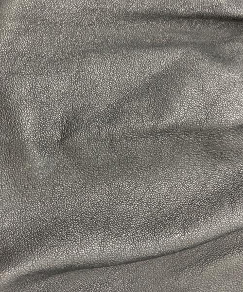 hazama（ハザマ）hazama (ハザマ) ラムレザーミニスカート ブラック サイズ:Sの古着・服飾アイテム