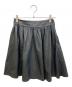 hazama（ハザマ）の古着「ラムレザーミニスカート」｜ブラック