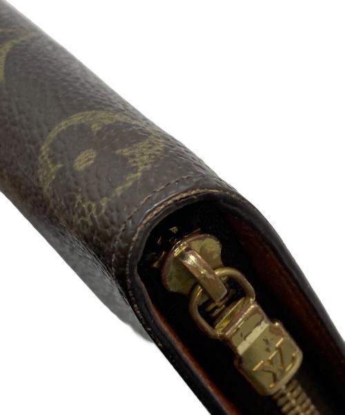 LOUIS VUITTON（ルイ ヴィトン）LOUIS VUITTON (ルイ ヴィトン) ポルトモネ・ジップ ブラウンの古着・服飾アイテム