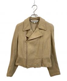 COMME des GARCONS COMME des GARCONS（コムデギャルソン コムデギャルソン）の古着「ウールライダースジャケット」｜ベージュ