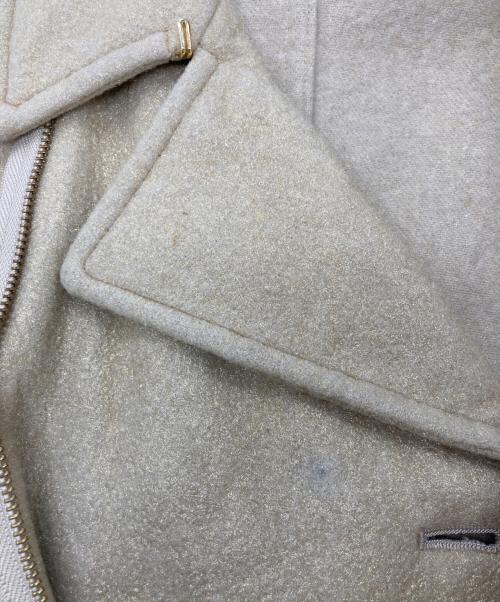 COMME des GARCONS COMME des GARCONS（コムデギャルソン コムデギャルソン）COMME des GARCONS COMME des GARCONS (コムデギャルソン コムデギャルソン) ウールライダースジャケット ベージュ サイズ:SSの古着・服飾アイテム