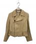 COMME des GARCONS COMME des GARCONS（コムデギャルソン コムデギャルソン）の古着「ウールライダースジャケット」｜ベージュ