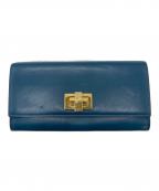 FENDIフェンディ）の古着「長財布」｜ブルー