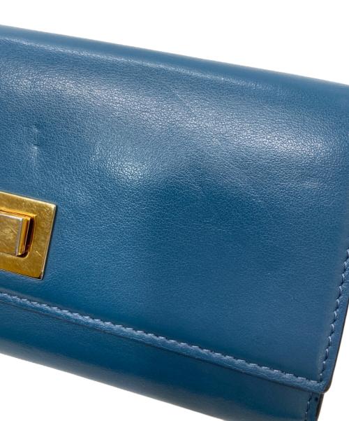 FENDI（フェンディ）FENDI (フェンディ) 長財布 ブルーの古着・服飾アイテム