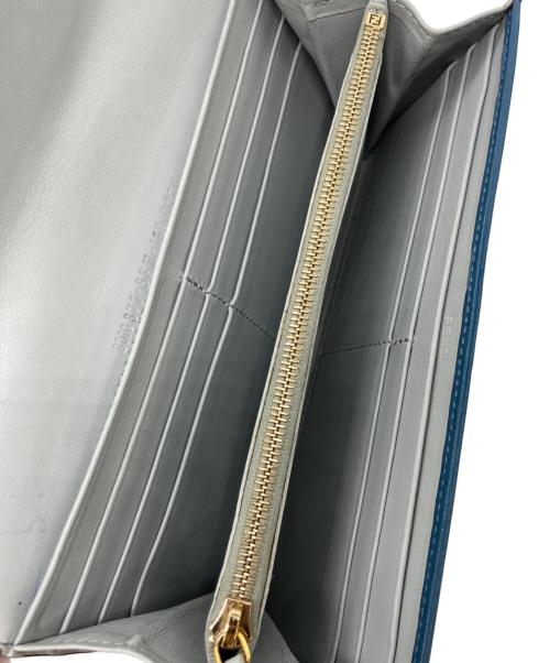 FENDI（フェンディ）FENDI (フェンディ) 長財布 ブルーの古着・服飾アイテム