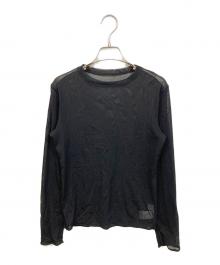 La nature linge（ラ ナチュール ラーンジュ）の古着「シアーチュールプルオーバー」｜ブラック