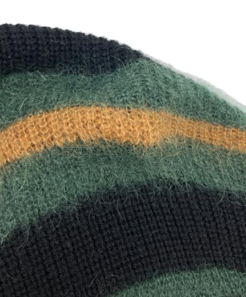 PAUL SMITH（ポールスミス）Paul Smith (ポールスミス) トライプニットカーディガン グリーン×ベージュ サイズ:XLの古着・服飾アイテム