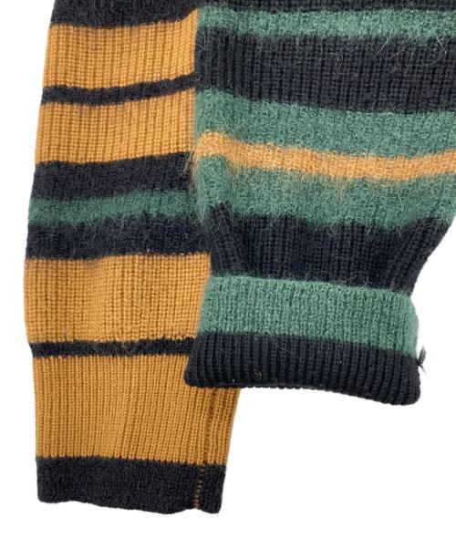 PAUL SMITH（ポールスミス）Paul Smith (ポールスミス) トライプニットカーディガン グリーン×ベージュ サイズ:XLの古着・服飾アイテム