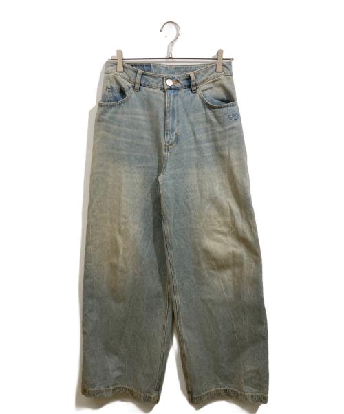 adidas（アディダス）adidas (アディダス) Adilenium Season 3 Zip Washed Denim Pants インディゴ サイズ:SIZE 27の古着・服飾アイテム