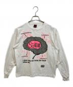 SAINT MICHAELセントマイケル）の古着「LS TEE BRAIN」｜ホワイト