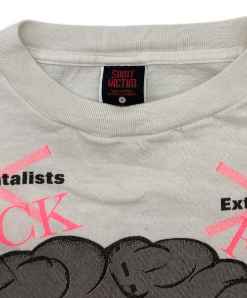 SAINT MICHAEL（セントマイケル）SAINT MICHAEL (セントマイケル) LS TEE BRAIN ホワイト サイズ:Sの古着・服飾アイテム