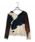 YOHEI OHNO (ヨウヘイオオノ) Stmacher Cowhide Velor Top ブラウン サイズ:SIZE 36：15000円