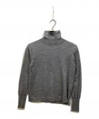 NOLLEY'Sノーリーズ）の古着「18G天竺ハイネックプルオーバーニット」｜グレー