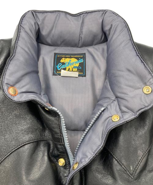 RAINBOW COUNTRY（レインボーカントリー）RAINBOW COUNTRY (レインボーカントリー) レザーダウンジャケット ブラック サイズ:SIZE Mの古着・服飾アイテム