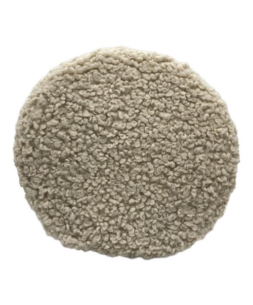 THREE DOTS（スリードッツ）THREE DOTS (スリードッツ) Fifi Poodle boa bucket bag アイボリーの古着・服飾アイテム