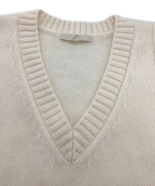 Plage（プラージュ）Plage (プラージュ) SQUARE SHOULDER ニット アイボリー サイズ:Freeの古着・服飾アイテム