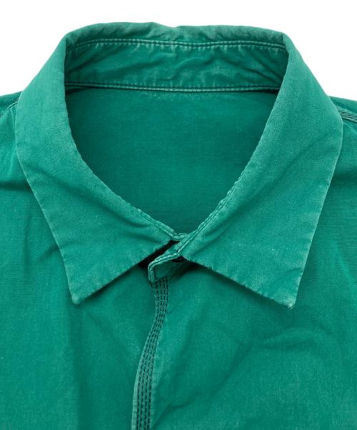 TOMORROW LAND（トゥモローランド）TOMORROW LAND (トゥモローランド) コットン ショートスリーブビッグシャツ グリーン サイズ:	SIZE XSの古着・服飾アイテム