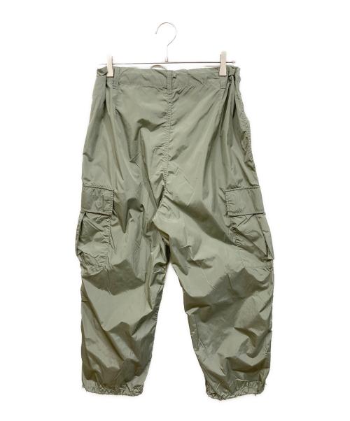 H BEAUTY&YOUTH（エイチ ビューティー&ユース）H BEAUTY&YOUTH (エイチ ビューティー&ユース) ナイロンカーゴパンツ 黄緑 サイズ:SIZE Sの古着・服飾アイテム