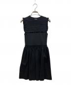 MIU MIUミュウミュウ）の古着「チュニックワンピース」｜ブラック