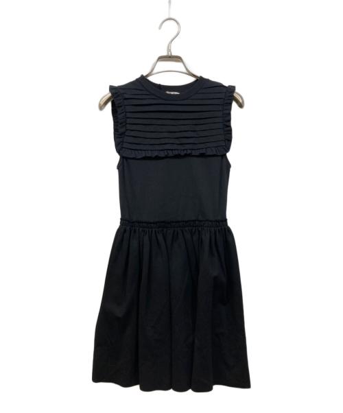 MIU MIU（ミュウミュウ）MIU MIU (ミュウミュウ) チュニックワンピース ブラック サイズ:SIZE XSの古着・服飾アイテム