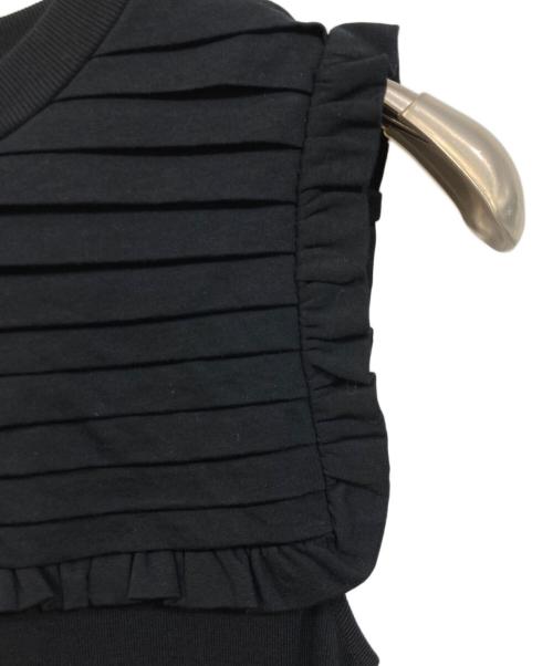 MIU MIU（ミュウミュウ）MIU MIU (ミュウミュウ) チュニックワンピース ブラック サイズ:SIZE XSの古着・服飾アイテム