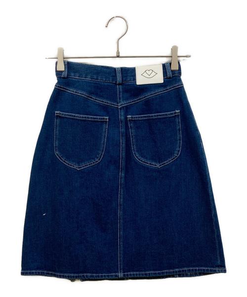 SEE BY CHLOE（シーバイクロエ）SEE BY CHLOE (シーバイクロエ) デニムデザインスカート インディゴ サイズ:SIZE 34の古着・服飾アイテム