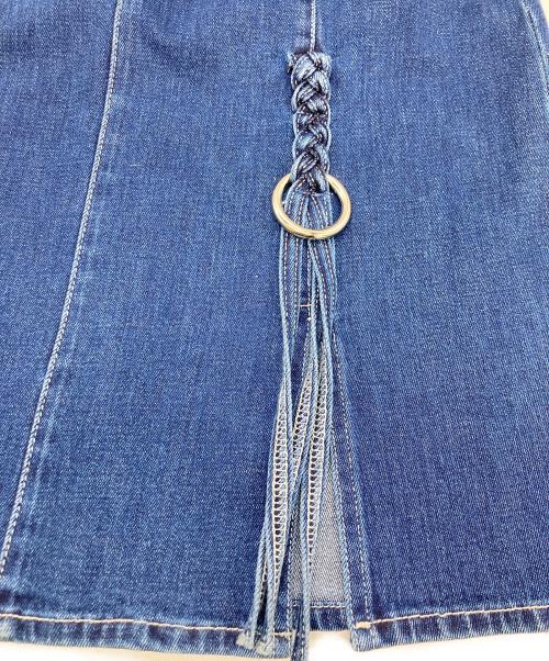SEE BY CHLOE（シーバイクロエ）SEE BY CHLOE (シーバイクロエ) デニムデザインスカート インディゴ サイズ:SIZE 34の古着・服飾アイテム
