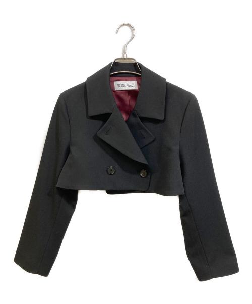 RONE PARC（ロネ パーク）RONE PARC (ロネ パーク) UNI cropped jacket/クロップド　ジャケット ブラック サイズ:Freeの古着・服飾アイテム