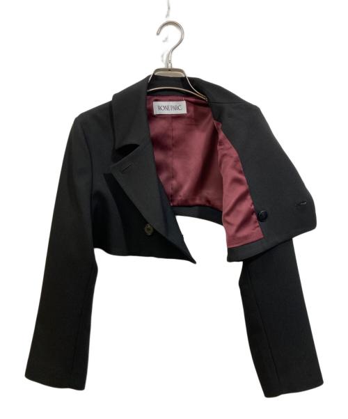 RONE PARC（ロネ パーク）RONE PARC (ロネ パーク) UNI cropped jacket/クロップド　ジャケット ブラック サイズ:Freeの古着・服飾アイテム