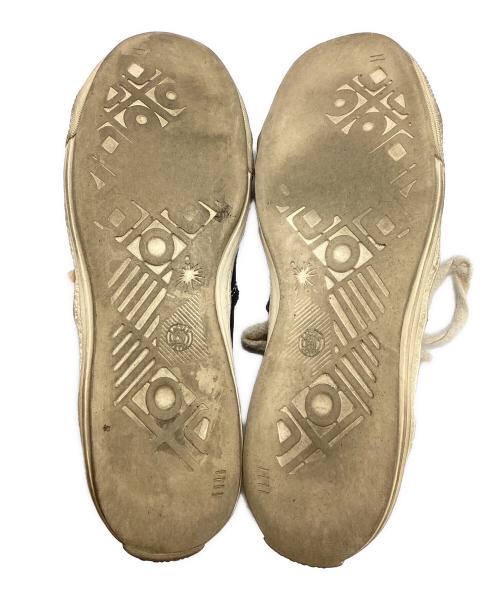 Maison MIHARA YASUHIRO（メゾン ミハラ ヤスヒロ）Maison MIHARA YASUHIRO (メゾン ミハラ ヤスヒロ) GENERAL SCALE PAST SOLE CANVAS LOW-TOP ブラック サイズ:44の古着・服飾アイテム