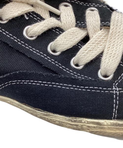 Maison MIHARA YASUHIRO（メゾン ミハラ ヤスヒロ）Maison MIHARA YASUHIRO (メゾン ミハラ ヤスヒロ) GENERAL SCALE PAST SOLE CANVAS LOW-TOP ブラック サイズ:44の古着・服飾アイテム