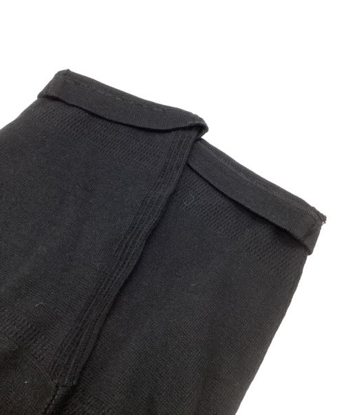ISSEY MIYAKE（イッセイミヤケ）ISSEY MIYAKE (イッセイミヤケ) 変形ニットカーディガン ブラック サイズ:SIZE Mの古着・服飾アイテム