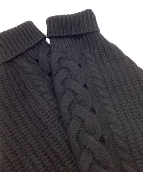 DIESEL（ディーゼル）DIESEL (ディーゼル) ローゲージニット ブラック サイズ:Sの古着・服飾アイテム