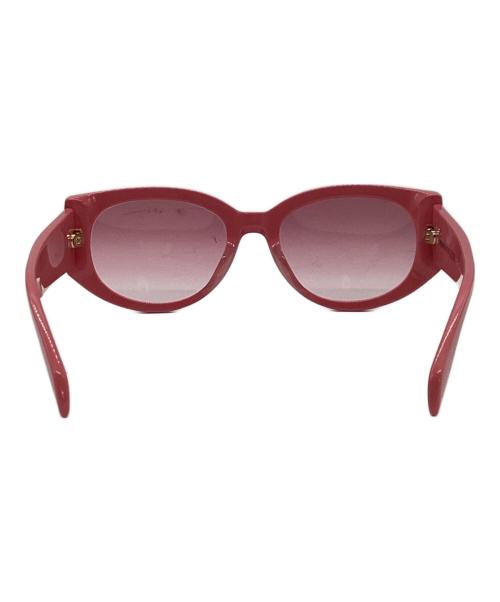 ALEXANDER McQUEEN（アレキサンダーマックイーン）ALEXANDER McQUEEN (アレキサンダーマックイーン) サイドロゴサングラス ピンク サイズ:54□19の古着・服飾アイテム