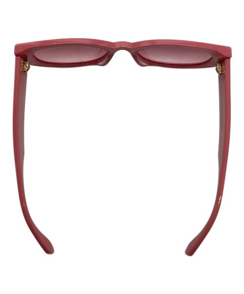 ALEXANDER McQUEEN（アレキサンダーマックイーン）ALEXANDER McQUEEN (アレキサンダーマックイーン) サイドロゴサングラス ピンク サイズ:54□19の古着・服飾アイテム