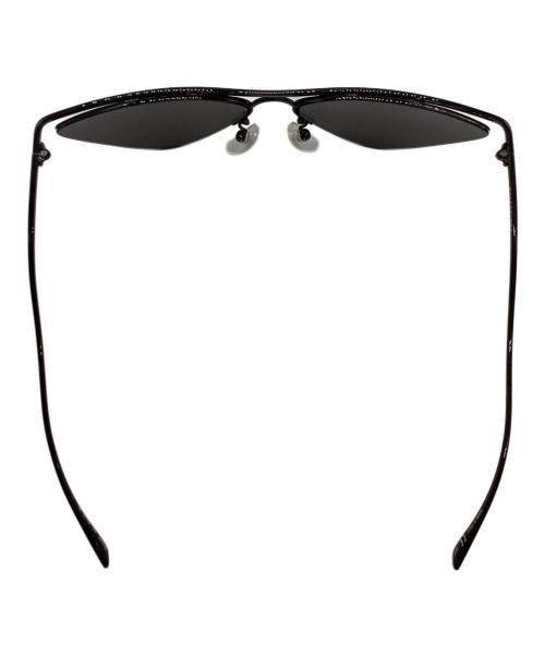 BALENCIAGA（バレンシアガ）BALENCIAGA (バレンシアガ) フォックス型サングラス ブラック サイズ:61□15-140の古着・服飾アイテム