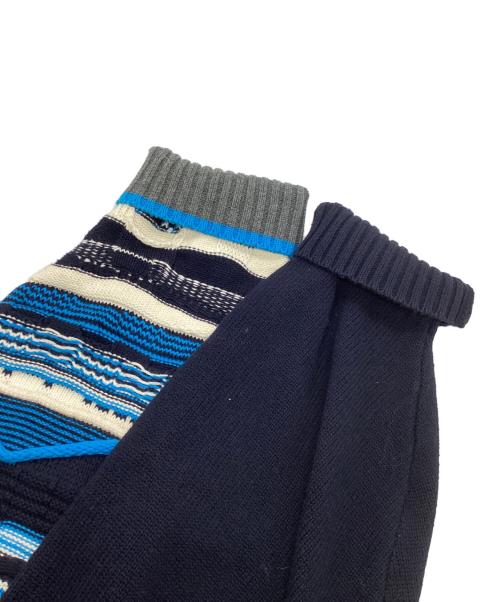 ADMERP（エーディーエムイーアールピー）ADMERP (エーディーエムイーアールピー) 3Dニットカーディガン ネイビー サイズ:SIZE Freeの古着・服飾アイテム