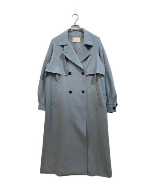 PUBLIC TOKYO（パブリックトウキョウ）PUBLIC TOKYO (パブリックトウキョウ) オーバーサイズライトスプリングトレンチコート スカイブルー サイズ:SIZE 1の古着・服飾アイテム