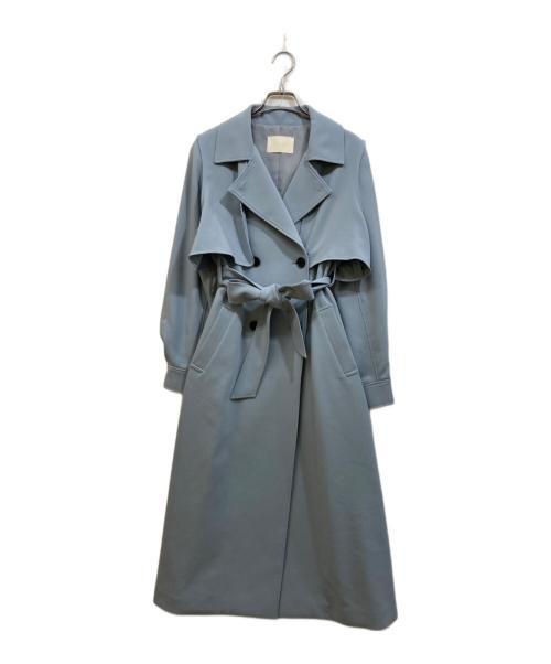 PUBLIC TOKYO（パブリックトウキョウ）PUBLIC TOKYO (パブリックトウキョウ) オーバーサイズライトスプリングトレンチコート スカイブルー サイズ:SIZE 1の古着・服飾アイテム