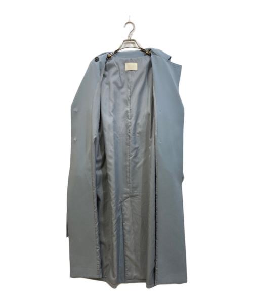 PUBLIC TOKYO（パブリックトウキョウ）PUBLIC TOKYO (パブリックトウキョウ) オーバーサイズライトスプリングトレンチコート スカイブルー サイズ:SIZE 1の古着・服飾アイテム