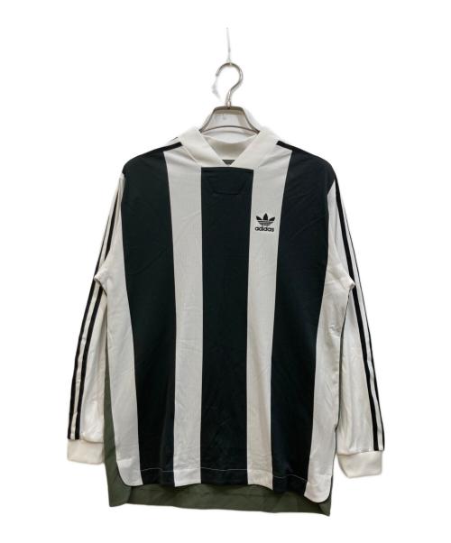 adidas Originals（アディダスオリジナル）adidas originals (アディダスオリジナル) B-Side Long Sleeve Jersey グレー サイズ:SIZE Lの古着・服飾アイテム