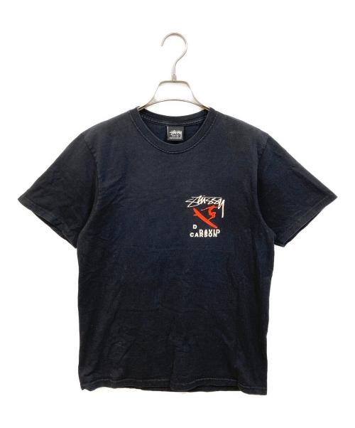 stussy（ステューシー）stussy (ステューシー) プリントTシャツ ブラック サイズ:Sの古着・服飾アイテム