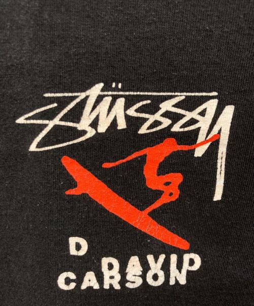 stussy（ステューシー）stussy (ステューシー) プリントTシャツ ブラック サイズ:Sの古着・服飾アイテム