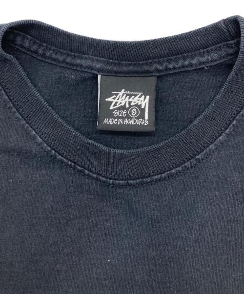 stussy（ステューシー）stussy (ステューシー) プリントTシャツ ブラック サイズ:Sの古着・服飾アイテム