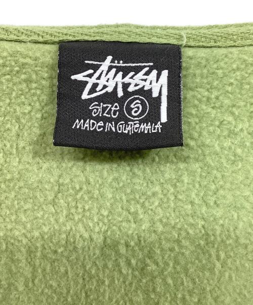 stussy（ステューシー）stussy (ステューシー) IST Venus full zip hooded sweat 黄緑 サイズ:Sの古着・服飾アイテム