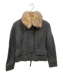 MARNI（マルニ）の古着「メルトンジャケット」｜グレー