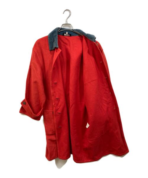 FOXEY BOUTIQUE（フォクシー ブティック）FOXEY BOUTIQUE (フォクシー ブティック) カシミヤコート スカイブルー×レッド サイズ:SIZE Freeの古着・服飾アイテム